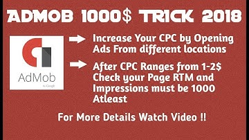 AdMob Safe Earning 100$ Change Device ID & Location No Invalid Clicks Updated Trick Feb 2018