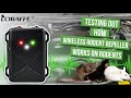 Testing out how loraffe zn509 battery operated under hood rodent repellent works on rodents