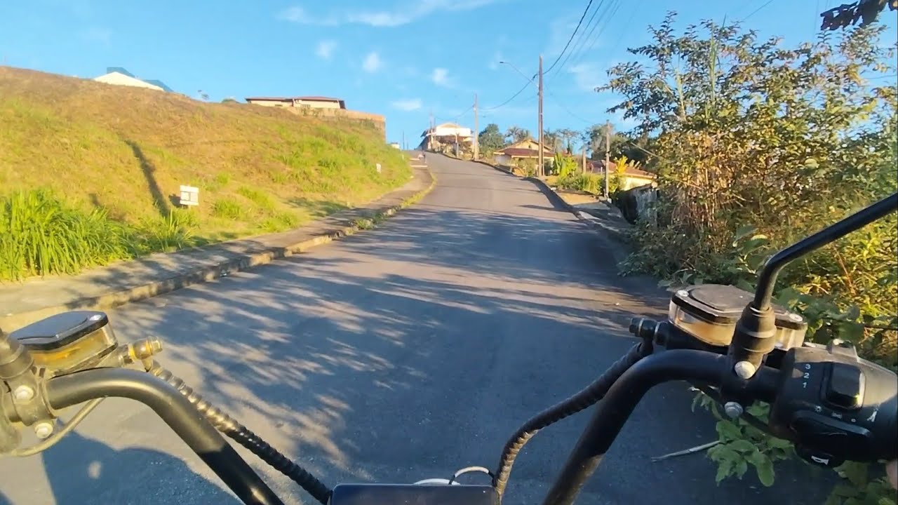 Scooter elétrica 3000W Teste em subidas e passeio por Jaraguá do Sul SC