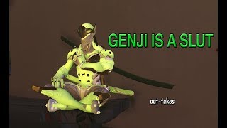 Genji responds to being called a SLUT - Out-takes Version