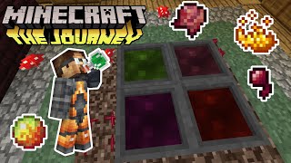 BETA BREWING WITH CAULDRONS! | Minecraft: The Journey | E134