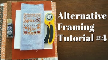 Flosstube #119 Alternative Framing Tutorial #4!!