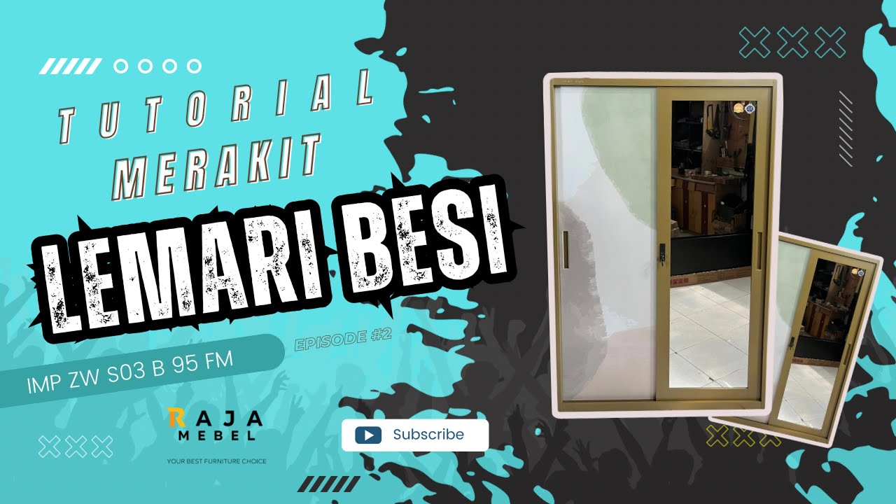 PERAKITAN LEMARI BESI PRAKTIS DAN MUDAH!!