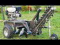Making Hydraulic Trencher Powered by a Gas Engine 15hp