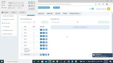 Hướng dẫn Tạo Bài Thi hoặc Bài Kiểm tra trên hệ thống E learning