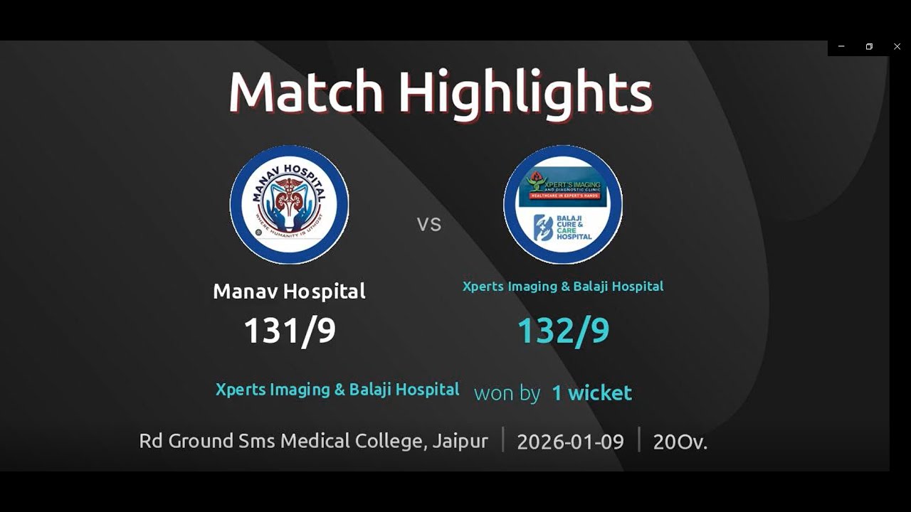 Last Over Thriller 🔥 Manav Hospital vs Xperts Imaging & Balaji Hospital | DPL 2026 Highlights