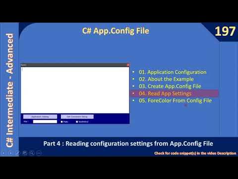 Application configuration. Flex config app.