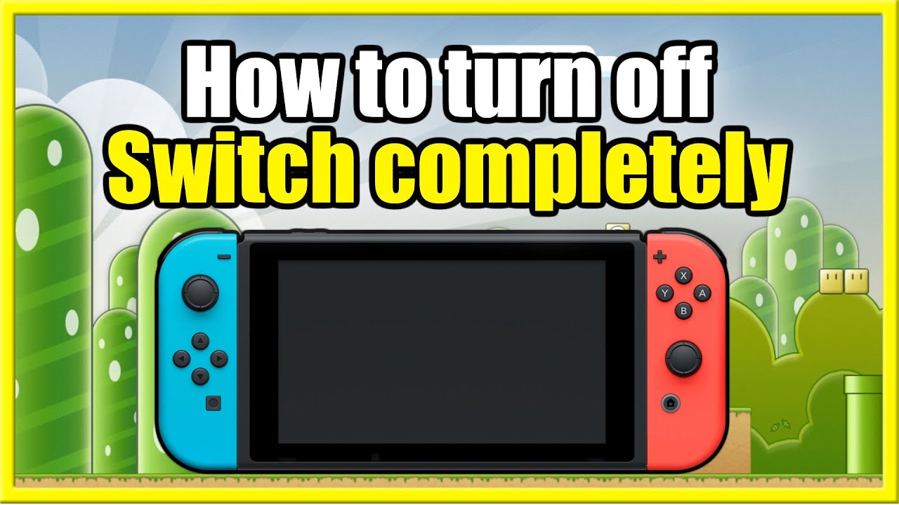 How to TURN OFF Nintendo Switch Completely & Save Battery Life (Easy  Method) - YouTube