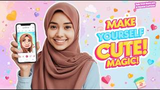 किसी भी फ़ोटो को क्यू-वर्ज़न कार्टून में बदलें! - ड्रीमफेस ऐप ट्यूटोरियल (मुफ़्त और आसान) screenshot 3