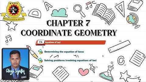 PDPR Addmaths Form 4 Chapter 7 Coordinate Geometry (7.4)