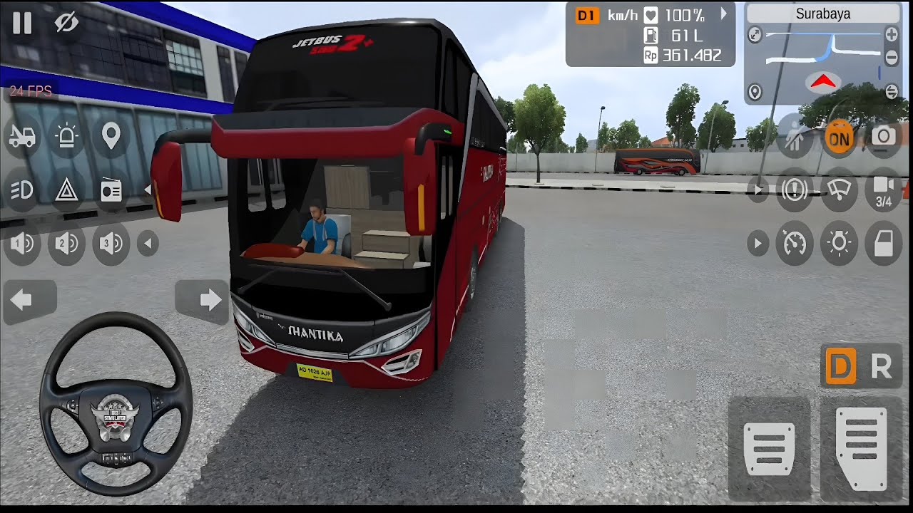 Hunting Bus Tayo Pariwisata full Telolet Basuri