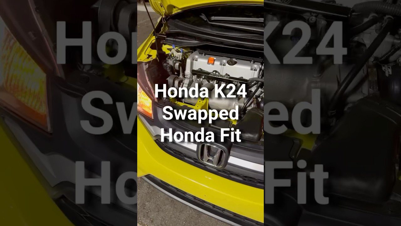 K24 swapped Honda-Fit🤯 