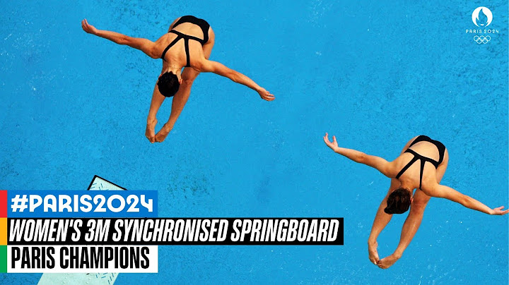 Women's 3m Synchronised springboard 🫧 | Paris Replays