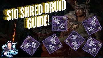 Diablo 4 Season 10 Shred Druid Build Guide!