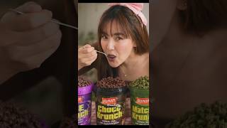 Tatlong flavors,isang mood: crunchy happiness 💜🤎💚Ube,Choco and Matcha flavor #krunch  #matcha #ube