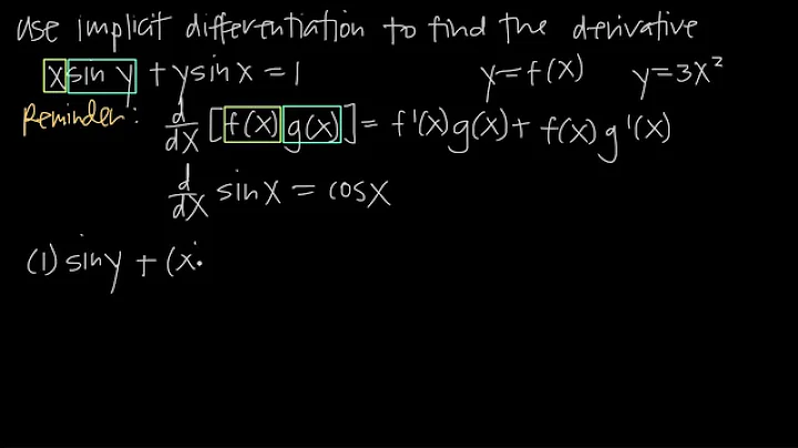 Implicit differentiation COMPLETELY EXPLAINED! (Kr...