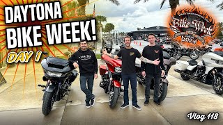 We Went to Florida for the 83rd Daytona Bike Week! (Day 1)  Vlog 118