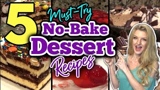 5 Amazing NO-BAKE DESSERT RECIPES  That Will KNOCK YOUR SOCKS OFF! screenshot 1