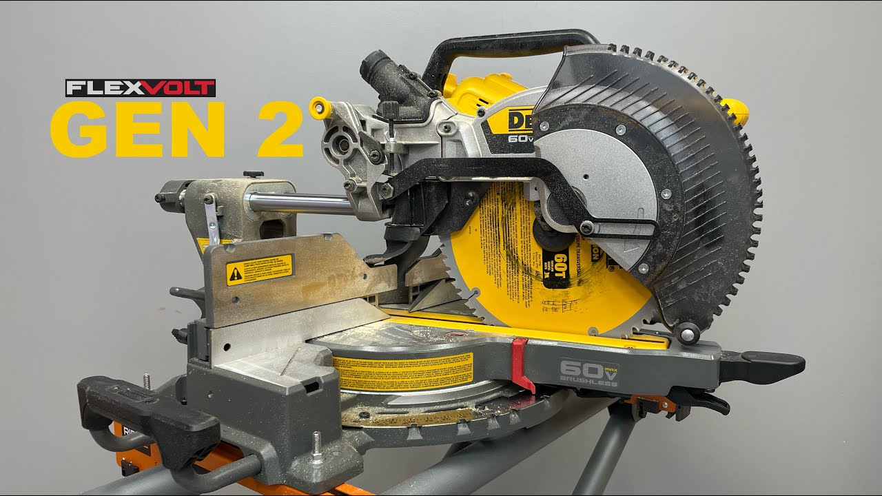 DEWALT 60V MAX Brushless 12 in Double Bevel Sliding Compound Miter Saw