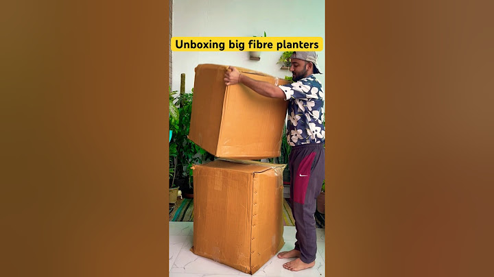 Unboxing Big fibre planters #gardeningwithnanav #plants #planters #shorts