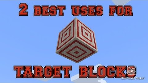2 best ways to use the new target block in minecraft | (english subs)
