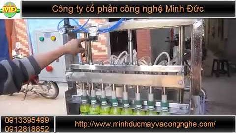 Máy chiết rót dung dịch chính xác -  CTCP Công Nghệ Minh Đức