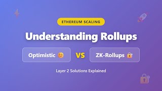 Celebrity Optimistic vs ZK-Rollups: Ethereum Layer 2 Scaling Explained for Beginners Profile
