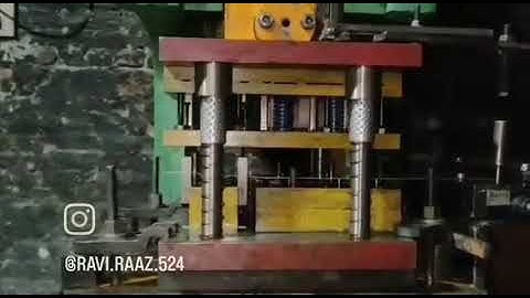 Modular box progressive tool with knocking, Punching and Bending.