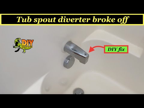 Tub Faucet Spout Diverter Pull Lever, Bathtub Drain Lever Broken