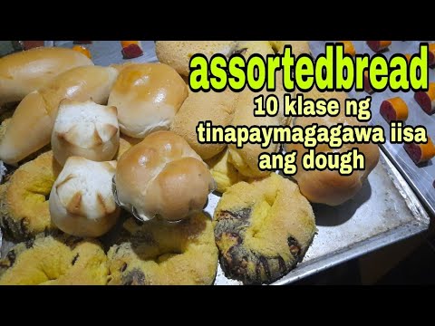 ASSORTED BREAD/HIGIT 10 KLASENG TINAPAY IISANG TIMPLA NG DOUGH @Kitchen & Bakeshop TV