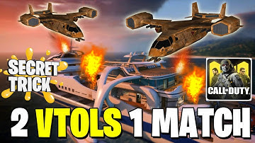 COD Mobile VTOL SECRET TRICK! (2 VTOLs in 1 MATCH) How to Get VTOL Fast in Call of Duty Mobile