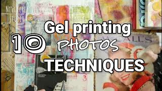Gel printing ideas | 10 techniques to monoprint photos screenshot 4