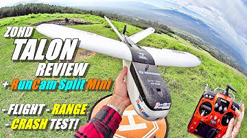 ZOHD NANO TALON FPV Review with RunCam SPLIT MINI & RadioLink AT10ii [Flight, Range, CRASH! Test]