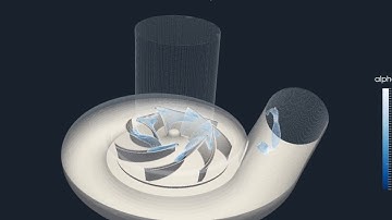 Cavitating Pump CFD Simulation by TCFD Steady Camera