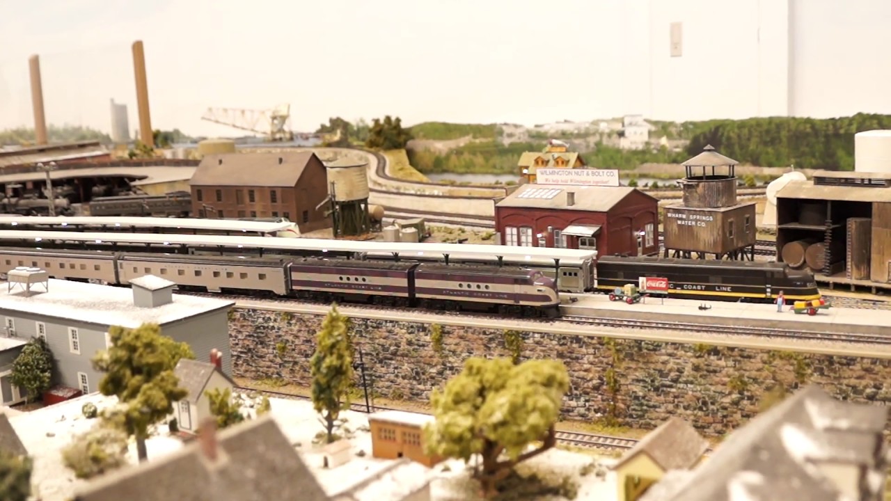 Wilmington Railroad Museum Model Train Departs with announcement