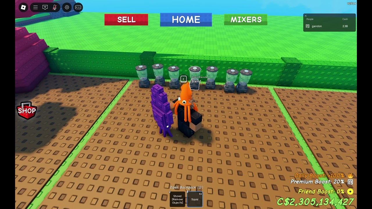 Grow anything Squid Bug