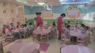孤児施設の整備急速に 平壌市内の施設を公開