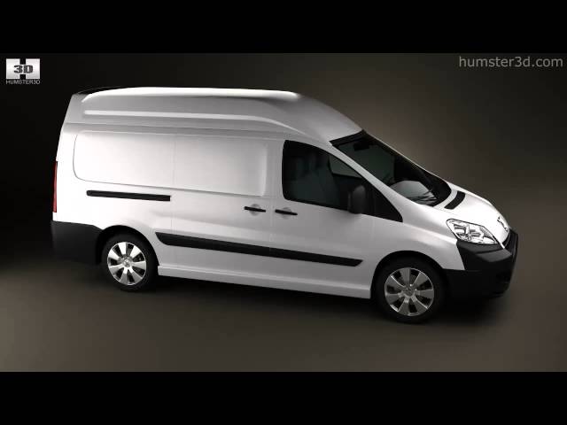 Peugeot Expert II Panel Van L2H2 2011 by 3D model store Humster3D.com 