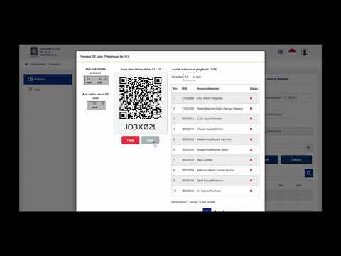 Panduan Presensi Menggunakan QR Code (untuk Dosen)