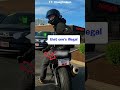 When the police touched the license plate, they all panicked. #funny