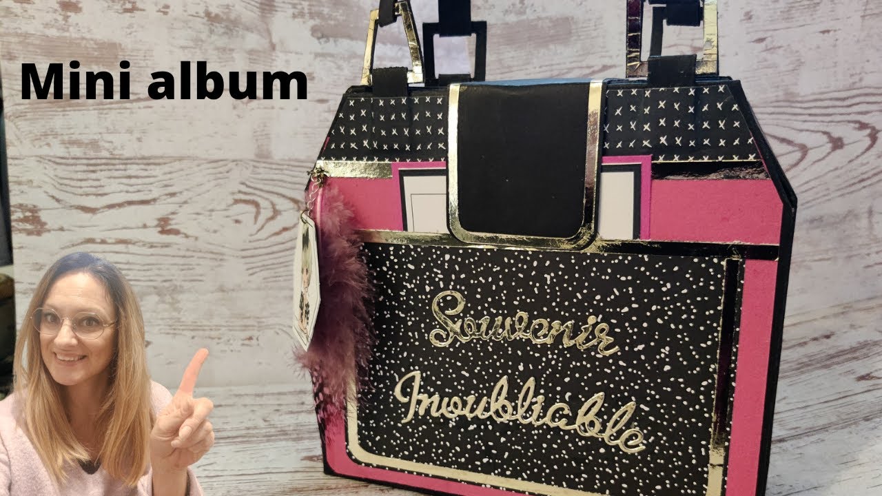 Mini album sac à main #scrap #scrapbooking