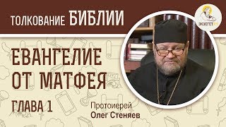 Евангелие от Матфея. Глава 1. Протоиерей Олег Стеняев. Толкование Библии. Толкование Нового Завета