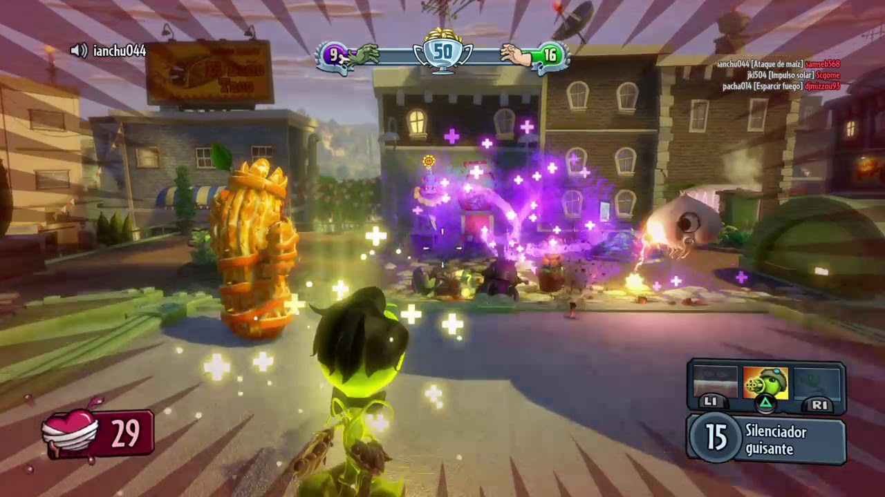 Plants vs Zombies Garden Warfare Derrota por equipos - YouTube