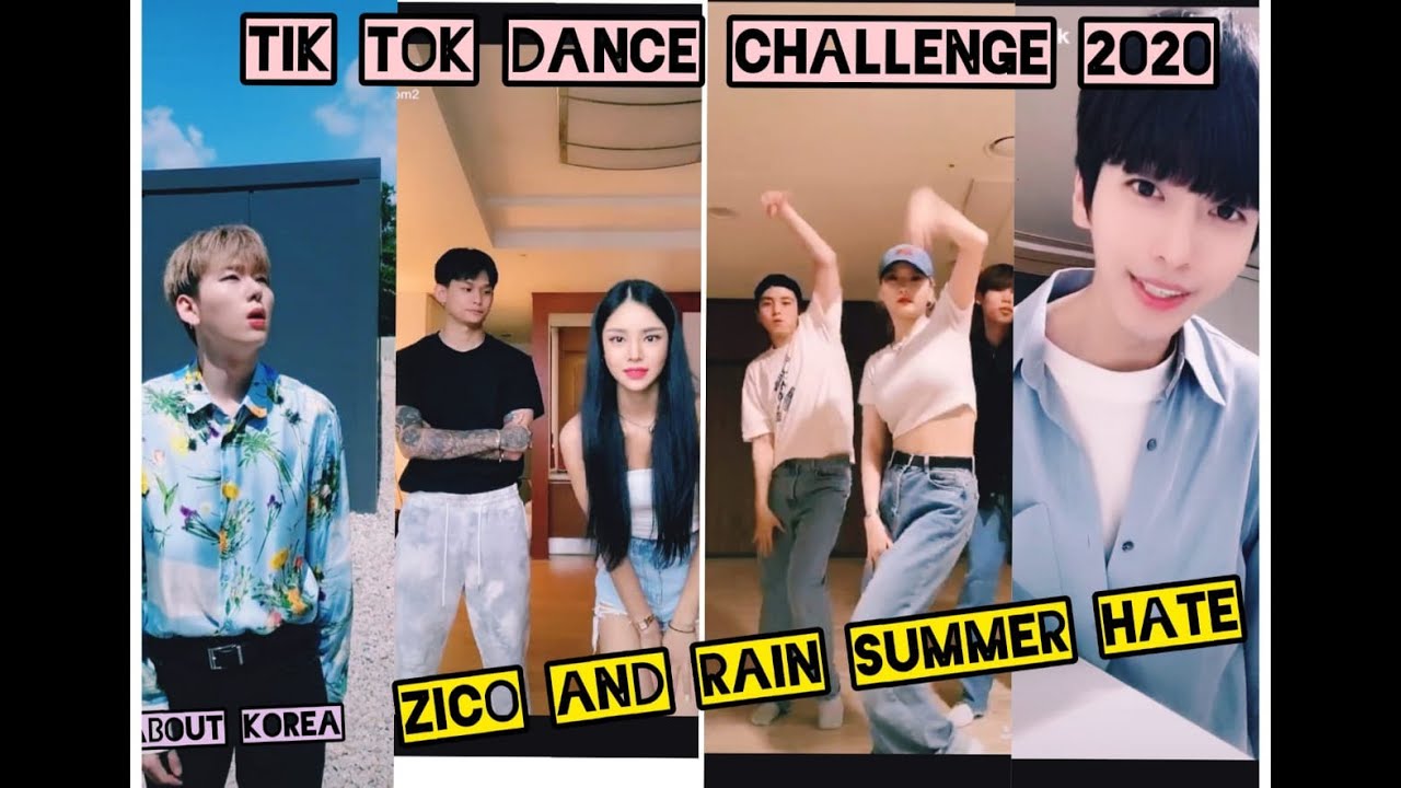 Summerhate Dance Challenge Kpop Zico Feat Rain