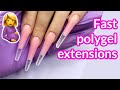 Madam Glam Polygel Nails Tutorial with Dual Forms for Pregnant Client