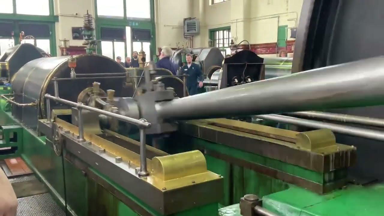 The worlds largest working steam mill engine in operation