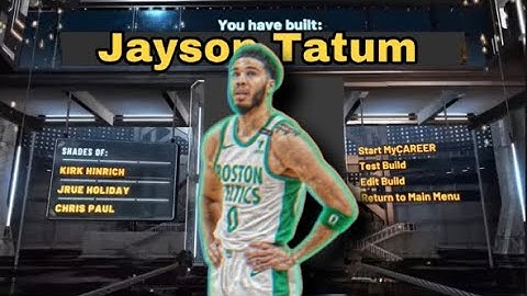 NBA 2K22 JAYSON TATUM BUILD - DEMIGOD SMALL FORWARD BUILD