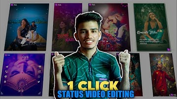 Create a variety of new design status videos with one click | Sakib Tech