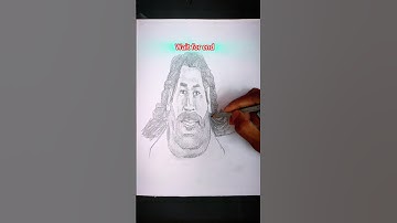 MS Dhoni #art #drawing #new #shorts