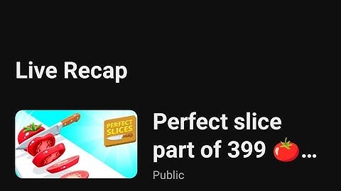 Perfect slice part of 399 🍅🔪 #live #shortslive